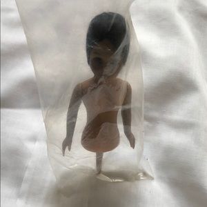 2- Black Girl cake dolls 7” tall